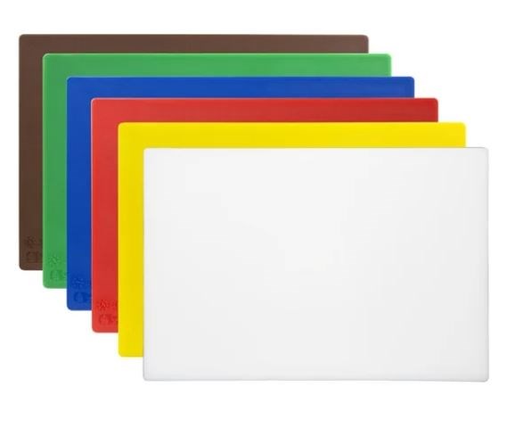 Hygiplas Low Density Chopping Boards 450x300x10mm (6 Pack)